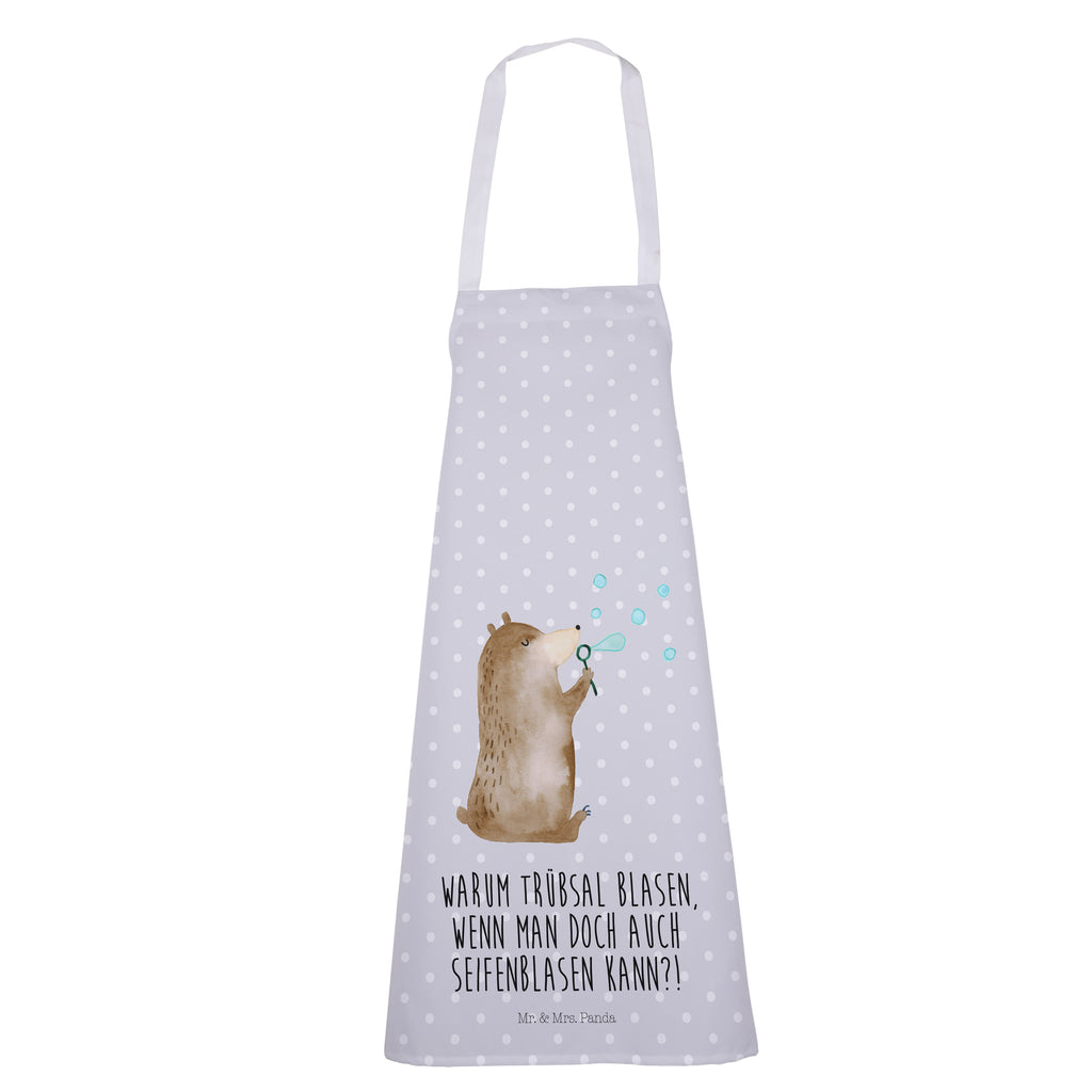 Kochschürze Bär Seifenblasen Schürze, Backschürze, Küchenschürze, Grillschürze, Latzschürze, Bär, Teddy, Teddybär, Seifenblasen Bär Lustig Sein Glücklich Traurig Happy