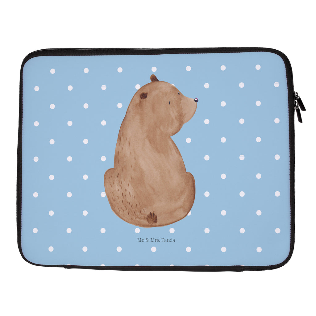 20 x 28 Notebook Tasche  Bär Schulterblick Notebook Tasche, Laptop, Computertasche, Tasche, Bär, Teddy, Teddybär, Selbstachtung, Weltansicht, Motivation, Bären, Bärenliebe, Weisheit