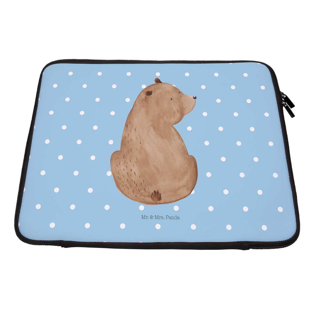 20 x 28 Notebook Tasche  Bär Schulterblick Notebook Tasche, Laptop, Computertasche, Tasche, Bär, Teddy, Teddybär, Selbstachtung, Weltansicht, Motivation, Bären, Bärenliebe, Weisheit