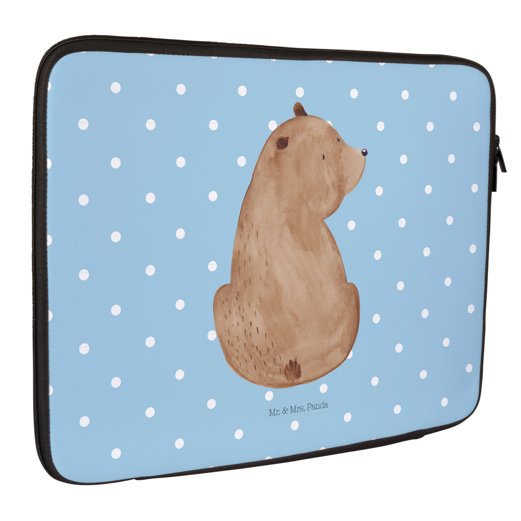 20 x 28 Notebook Tasche  Bär Schulterblick Notebook Tasche, Laptop, Computertasche, Tasche, Bär, Teddy, Teddybär, Selbstachtung, Weltansicht, Motivation, Bären, Bärenliebe, Weisheit