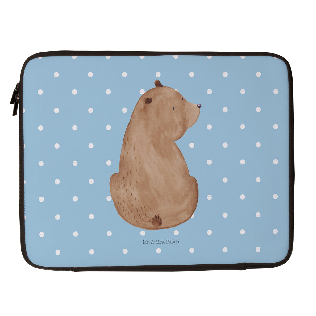 20 x 28 Notebook Tasche  Bär Schulterblick Notebook Tasche, Laptop, Computertasche, Tasche, Bär, Teddy, Teddybär, Selbstachtung, Weltansicht, Motivation, Bären, Bärenliebe, Weisheit