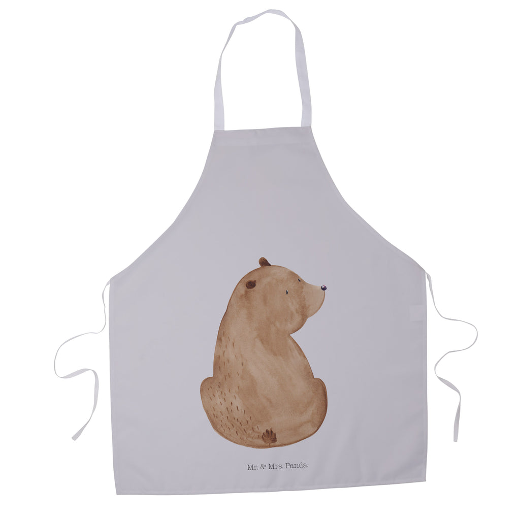 Kochschürze Bär Schulterblick Schürze, Backschürze, Küchenschürze, Grillschürze, Latzschürze, Bär, Teddy, Teddybär, Selbstachtung, Weltansicht, Motivation, Bären, Bärenliebe, Weisheit