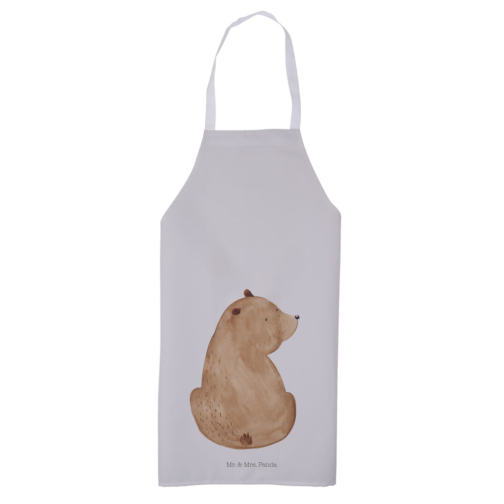 Kochschürze Bär Schulterblick Schürze, Backschürze, Küchenschürze, Grillschürze, Latzschürze, Bär, Teddy, Teddybär, Selbstachtung, Weltansicht, Motivation, Bären, Bärenliebe, Weisheit