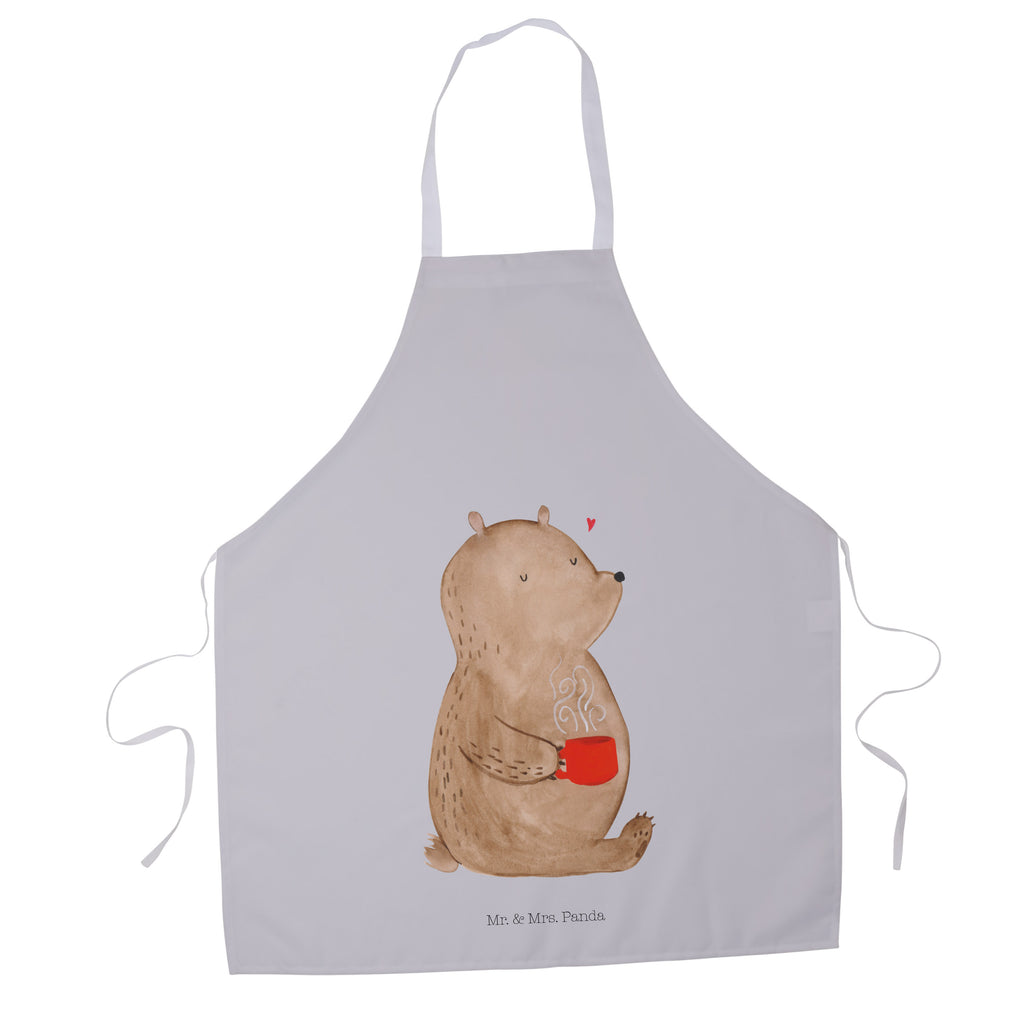 Kochschürze Bär Kaffee Schürze, Backschürze, Küchenschürze, Grillschürze, Latzschürze, Bär, Teddy, Teddybär, Kaffee, Coffee, Bären, guten Morgen, Morgenroutine, Welt erobern, Welt retten, Motivation