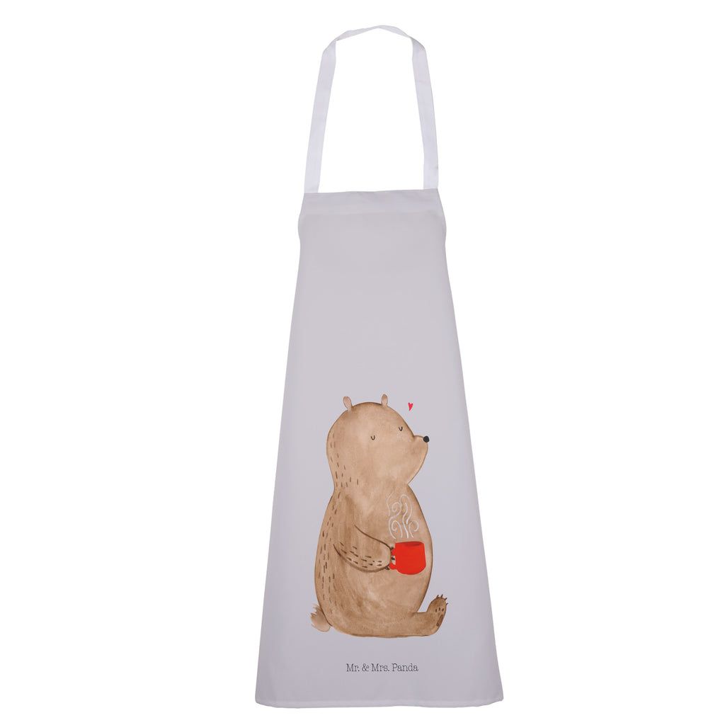 Kochschürze Bär Kaffee Schürze, Backschürze, Küchenschürze, Grillschürze, Latzschürze, Bär, Teddy, Teddybär, Kaffee, Coffee, Bären, guten Morgen, Morgenroutine, Welt erobern, Welt retten, Motivation