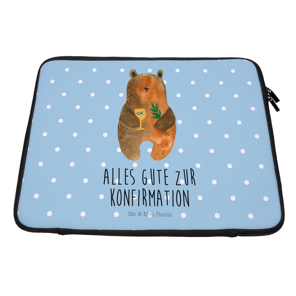 20 x 28 Notebook Tasche  Konfirmation-Bär Notebook Tasche, Laptop, Computertasche, Tasche, Bär, Teddy, Teddybär, Konfirmation, Kirche, evangelisch, Gottesdienst