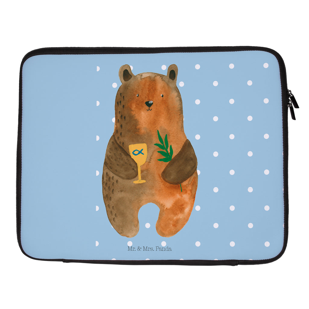20 x 28 Notebook Tasche  Konfirmation-Bär Notebook Tasche, Laptop, Computertasche, Tasche, Bär, Teddy, Teddybär, Konfirmation, Kirche, evangelisch, Gottesdienst