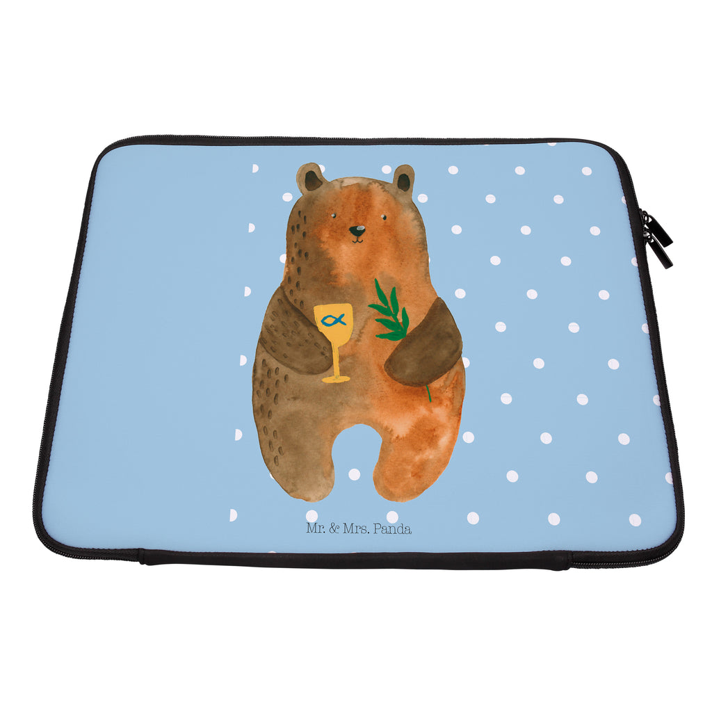 20 x 28 Notebook Tasche  Konfirmation-Bär Notebook Tasche, Laptop, Computertasche, Tasche, Bär, Teddy, Teddybär, Konfirmation, Kirche, evangelisch, Gottesdienst
