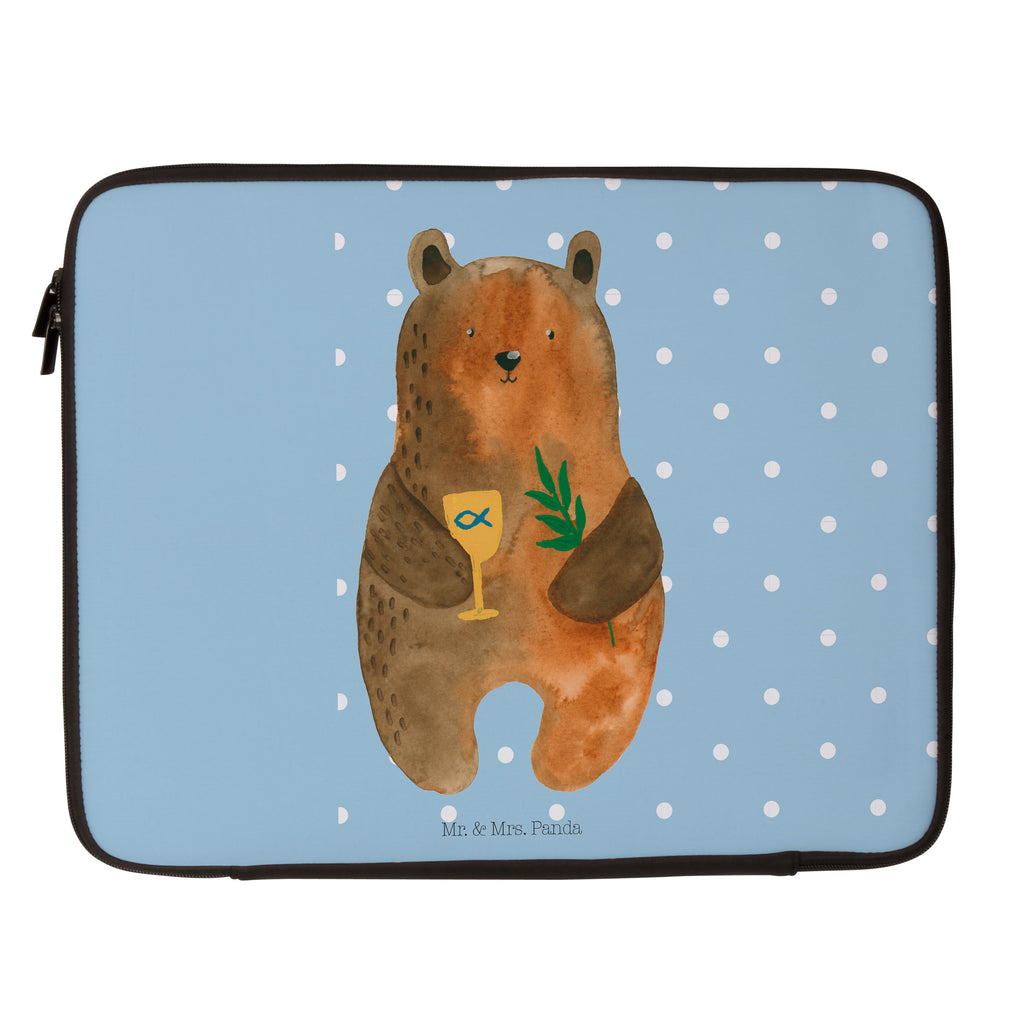 20 x 28 Notebook Tasche  Konfirmation-Bär Notebook Tasche, Laptop, Computertasche, Tasche, Bär, Teddy, Teddybär, Konfirmation, Kirche, evangelisch, Gottesdienst