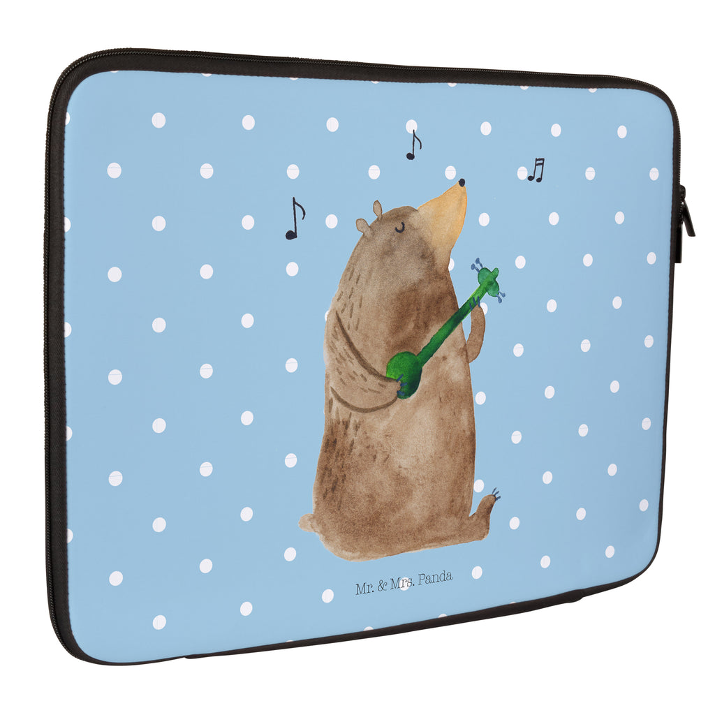 20 x 28 Notebook Tasche  Bär Lied Notebook Tasche, Laptop, Computertasche, Tasche, Bär, Teddy, Teddybär, Bärchen, Bear, Liebeslied, Lied, Song, Valentinstag, Valentine, Geschenk, Partner, Liebe, Freundin, Frau, Herz, Spruch