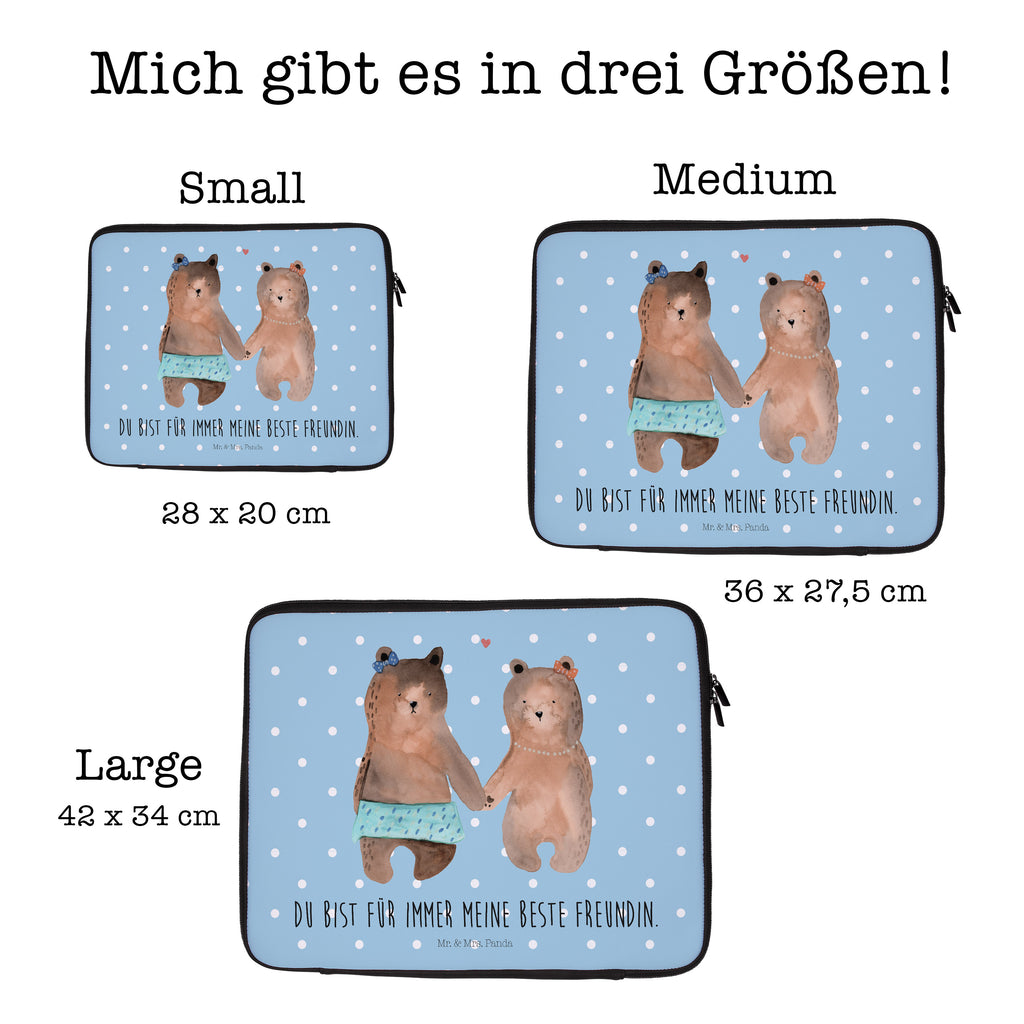 20 x 28 Notebook Tasche  Bär Freundin Notebook Tasche, Laptop, Computertasche, Tasche, Bär, Teddy, Teddybär, Bär Freundin Beste Freund Liebe Liebesbeweis Verliebt Kumpel Kumpeliene