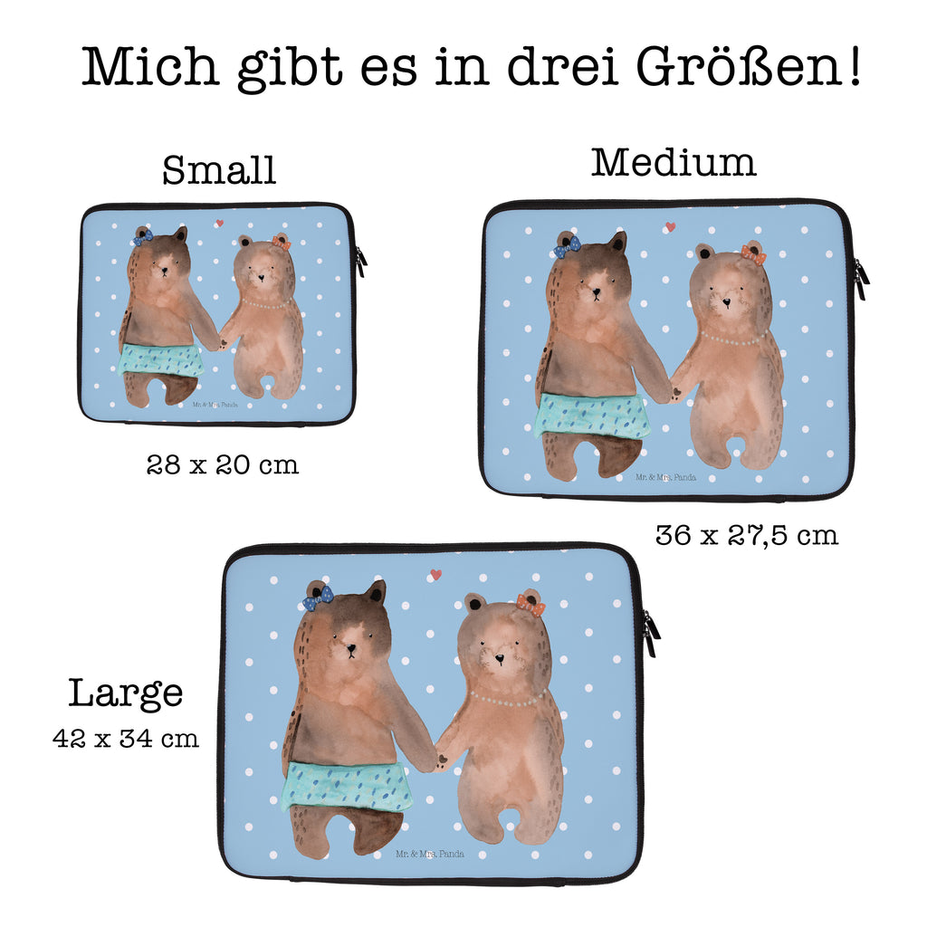 20 x 28 Notebook Tasche  Bär Freundin Notebook Tasche, Laptop, Computertasche, Tasche, Bär, Teddy, Teddybär, Bär Freundin Beste Freund Liebe Liebesbeweis Verliebt Kumpel Kumpeliene