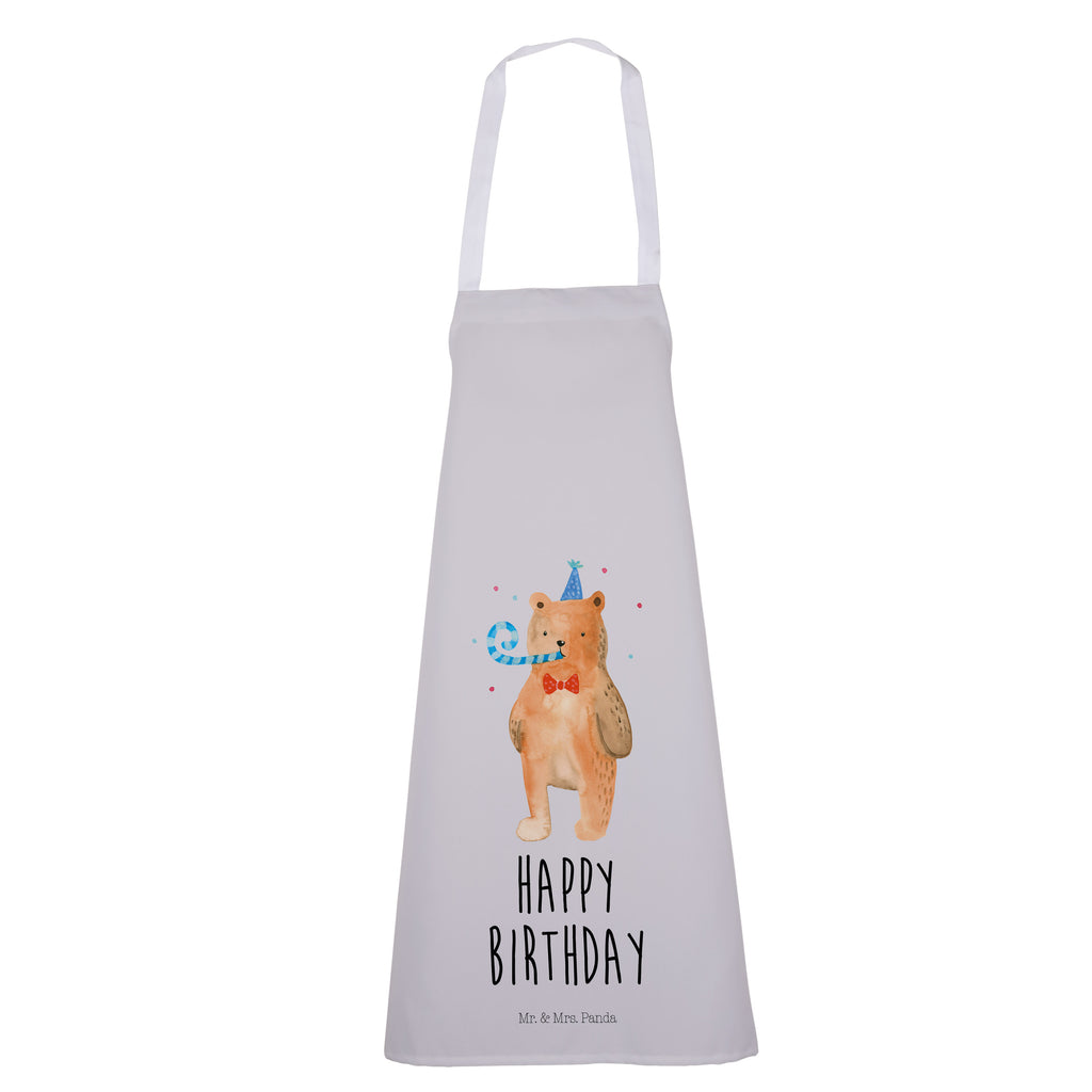 Kochschürze Birthday Bär Schürze, Backschürze, Küchenschürze, Grillschürze, Latzschürze, Bär, Teddy, Teddybär, Happy Birthday, Alles Gute, Glückwunsch, Geburtstag