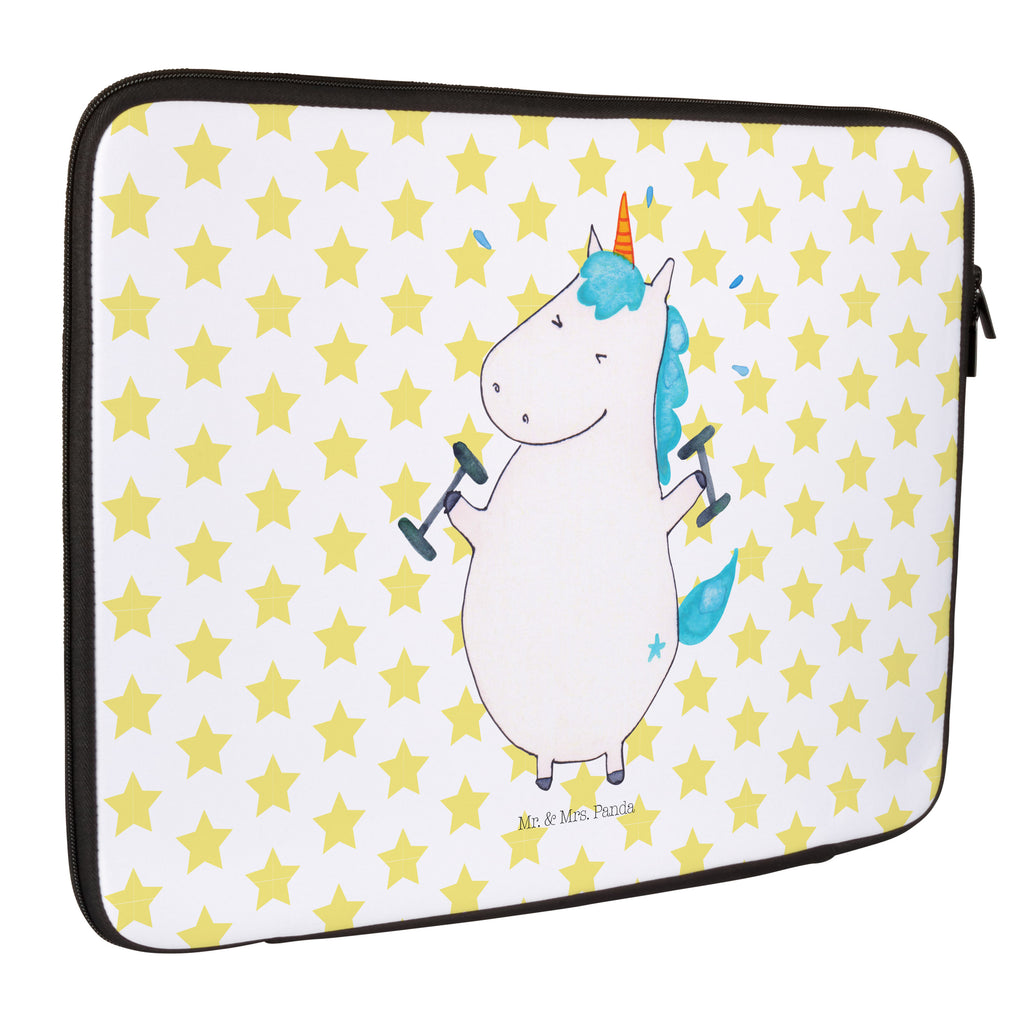 33 x 42 Notebook Tasche Einhorn Fitness Notebook Tasche, Laptop, Computertasche, Tasche, Schutzhülle, Einhorn, Einhörner, Einhorn Deko, Pegasus, Unicorn, Gym, Fitness, Fitnessstudio, Diät, Abnehmen, Sport, Pumpen, Geräte, Sixpack