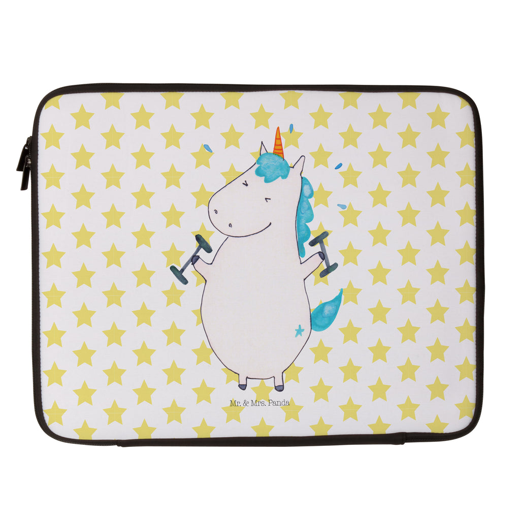 33 x 42 Notebook Tasche Einhorn Fitness Notebook Tasche, Laptop, Computertasche, Tasche, Schutzhülle, Einhorn, Einhörner, Einhorn Deko, Pegasus, Unicorn, Gym, Fitness, Fitnessstudio, Diät, Abnehmen, Sport, Pumpen, Geräte, Sixpack