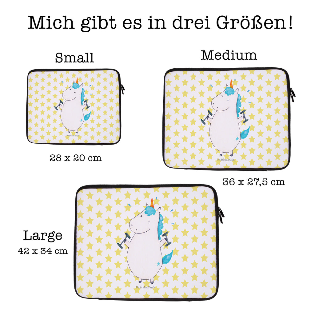 33 x 42 Notebook Tasche Einhorn Fitness Notebook Tasche, Laptop, Computertasche, Tasche, Schutzhülle, Einhorn, Einhörner, Einhorn Deko, Pegasus, Unicorn, Gym, Fitness, Fitnessstudio, Diät, Abnehmen, Sport, Pumpen, Geräte, Sixpack