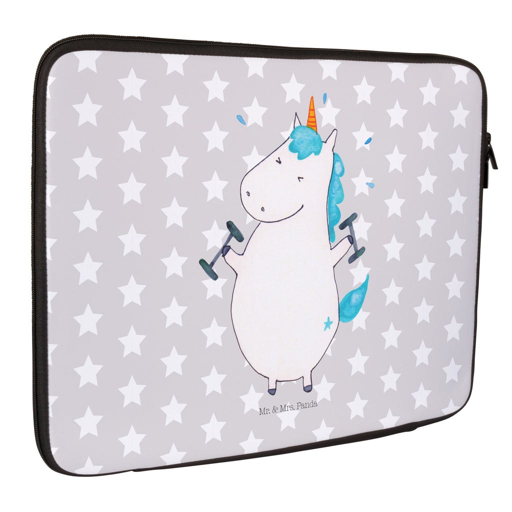 33 x 42 Notebook Tasche Einhorn Fitness Notebook Tasche, Laptop, Computertasche, Tasche, Schutzhülle, Einhorn, Einhörner, Einhorn Deko, Pegasus, Unicorn, Gym, Fitness, Fitnessstudio, Diät, Abnehmen, Sport, Pumpen, Geräte, Sixpack