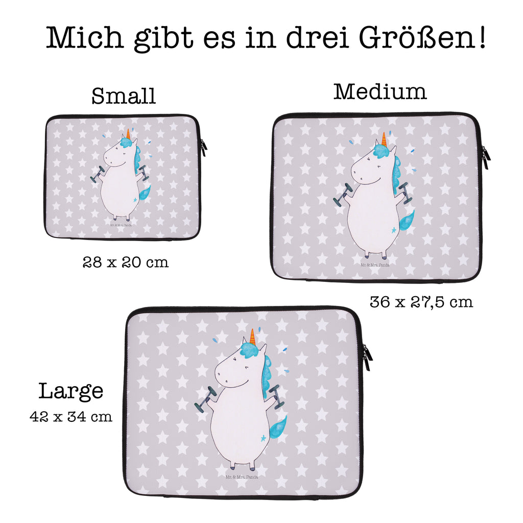 33 x 42 Notebook Tasche Einhorn Fitness Notebook Tasche, Laptop, Computertasche, Tasche, Schutzhülle, Einhorn, Einhörner, Einhorn Deko, Pegasus, Unicorn, Gym, Fitness, Fitnessstudio, Diät, Abnehmen, Sport, Pumpen, Geräte, Sixpack