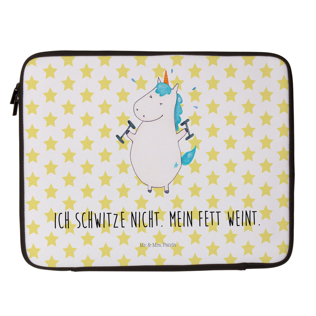 33 x 42 Notebook Tasche Einhorn Fitness Notebook Tasche, Laptop, Computertasche, Tasche, Schutzhülle, Einhorn, Einhörner, Einhorn Deko, Pegasus, Unicorn, Gym, Fitness, Fitnessstudio, Diät, Abnehmen, Sport, Pumpen, Geräte, Sixpack