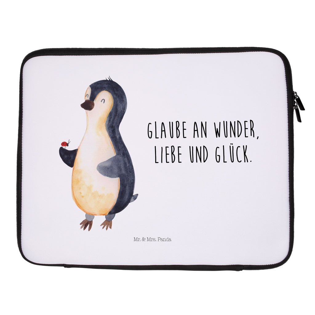 20 x 28 Notebook Tasche  Pinguin Marienkäfer Notebook Tasche, Laptop, Computertasche, Tasche, Pinguin, Pinguine, Marienkäfer, Liebe, Wunder, Glück, Freude, Lebensfreude