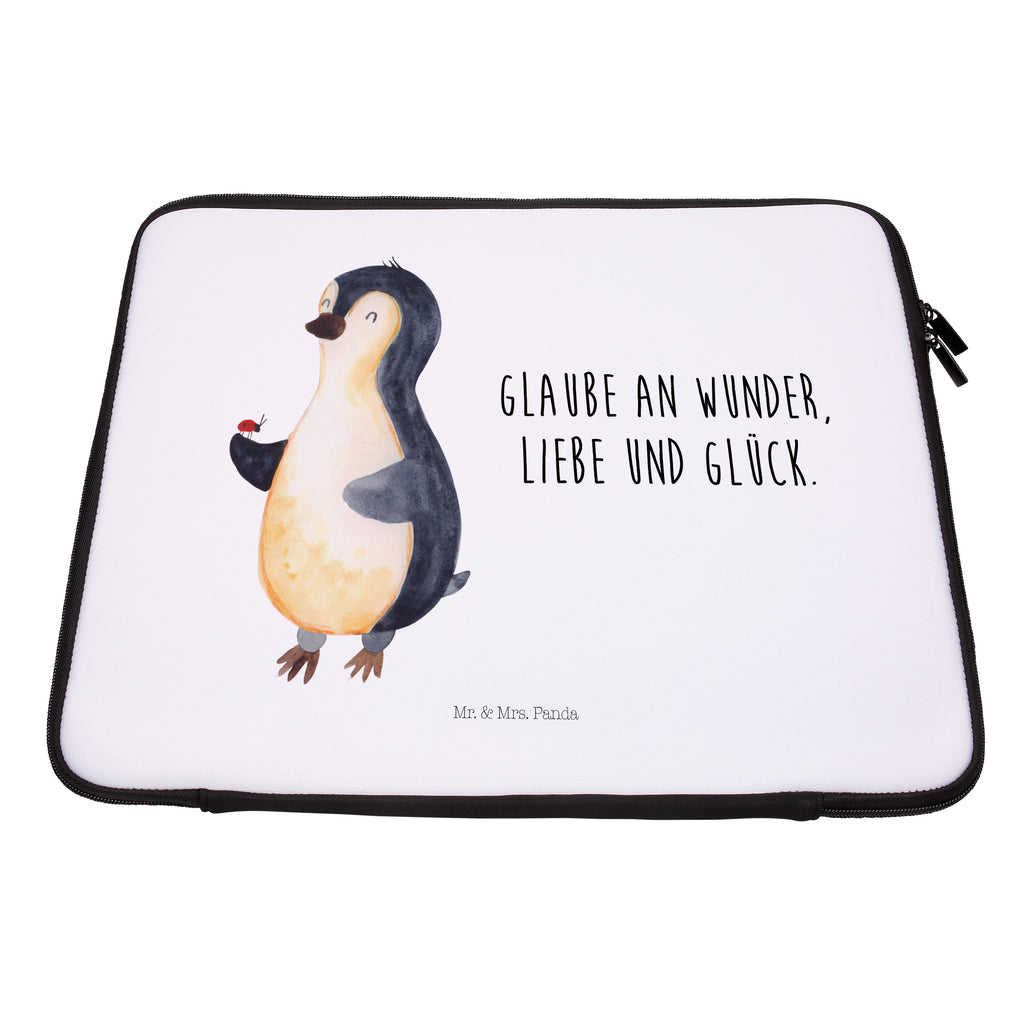 20 x 28 Notebook Tasche  Pinguin Marienkäfer Notebook Tasche, Laptop, Computertasche, Tasche, Pinguin, Pinguine, Marienkäfer, Liebe, Wunder, Glück, Freude, Lebensfreude