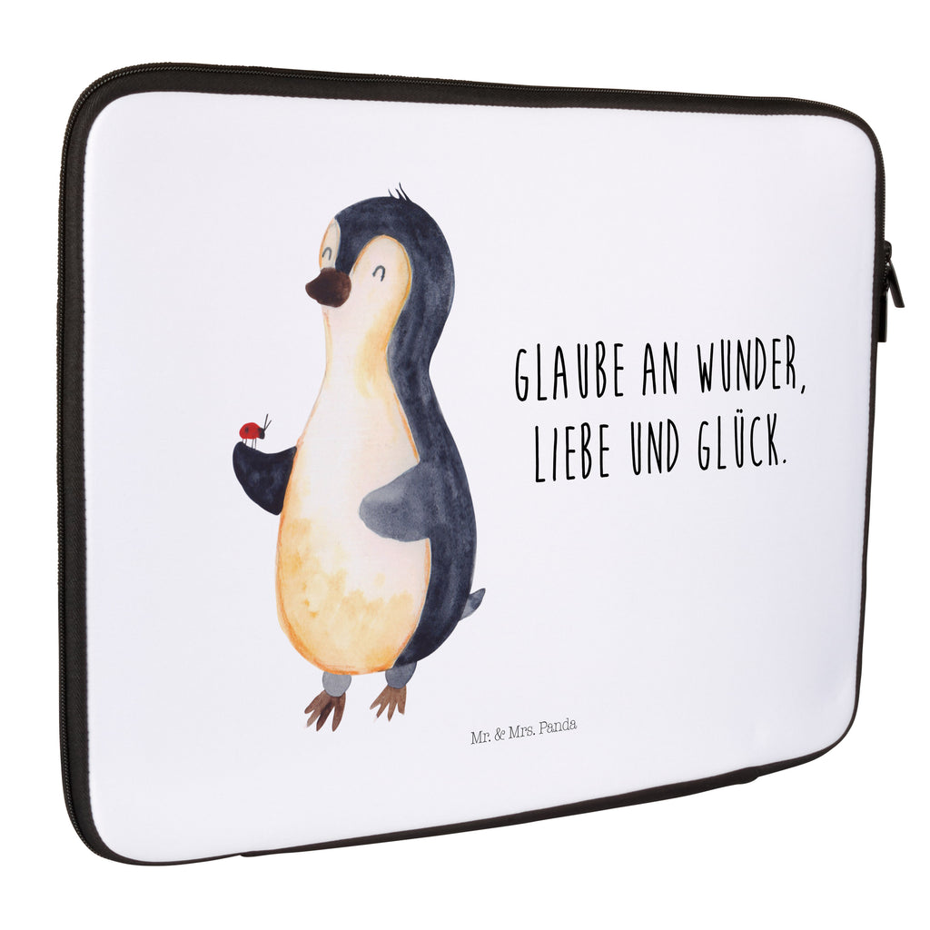 20 x 28 Notebook Tasche  Pinguin Marienkäfer Notebook Tasche, Laptop, Computertasche, Tasche, Pinguin, Pinguine, Marienkäfer, Liebe, Wunder, Glück, Freude, Lebensfreude