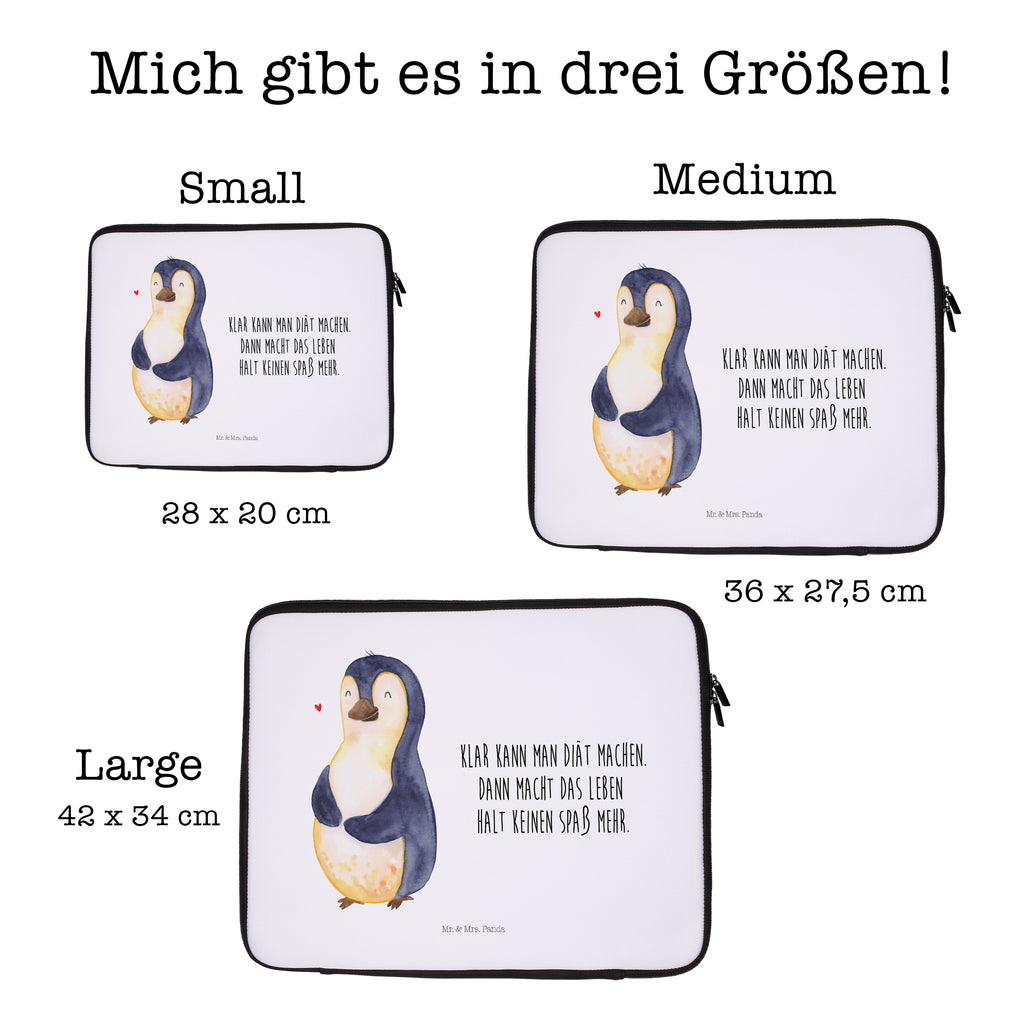 20 x 28 Notebook Tasche  Pinguin Diät Notebook Tasche, Laptop, Computertasche, Tasche, Pinguin, Pinguine, Diät, Abnehmen, Abspecken, Gewicht, Motivation, Selbstliebe, Körperliebe, Selbstrespekt