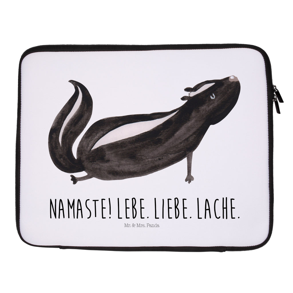 20 x 28 Notebook Tasche  Stinktier Yoga Notebook Tasche, Laptop, Computertasche, Tasche, Stinktier, Skunk, Wildtier, Raubtier, Stinker, Stinki, Yoga, Namaste, Lebe, Liebe, Lache