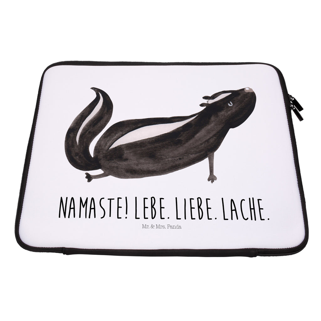 20 x 28 Notebook Tasche  Stinktier Yoga Notebook Tasche, Laptop, Computertasche, Tasche, Stinktier, Skunk, Wildtier, Raubtier, Stinker, Stinki, Yoga, Namaste, Lebe, Liebe, Lache