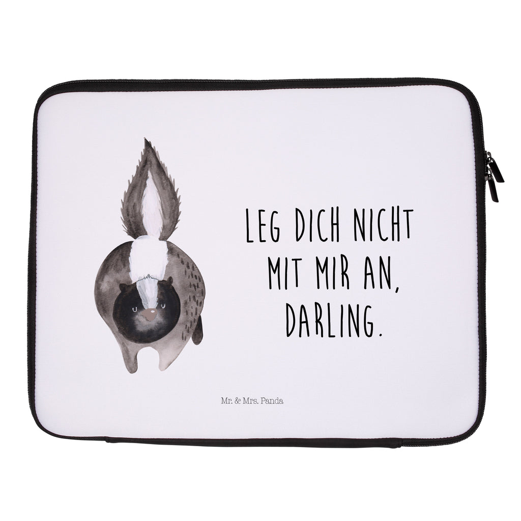20 x 28 Notebook Tasche  Stinktier Angriff Notebook Tasche, Laptop, Computertasche, Tasche, Stinktier, Skunk, Wildtier, Raubtier, Stinker, Stinki, wütend, Drohung