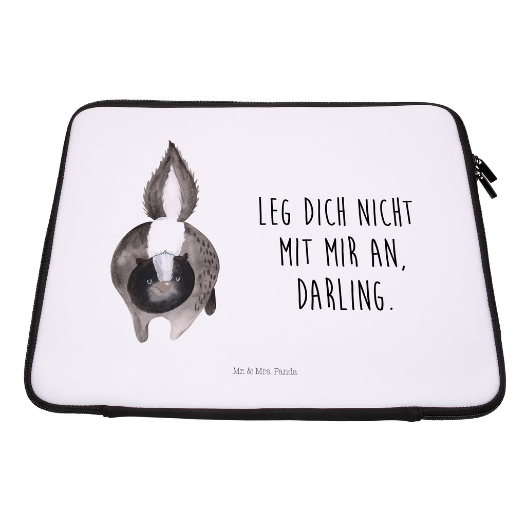 20 x 28 Notebook Tasche  Stinktier Angriff Notebook Tasche, Laptop, Computertasche, Tasche, Stinktier, Skunk, Wildtier, Raubtier, Stinker, Stinki, wütend, Drohung