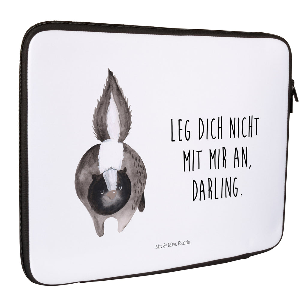 20 x 28 Notebook Tasche  Stinktier Angriff Notebook Tasche, Laptop, Computertasche, Tasche, Stinktier, Skunk, Wildtier, Raubtier, Stinker, Stinki, wütend, Drohung
