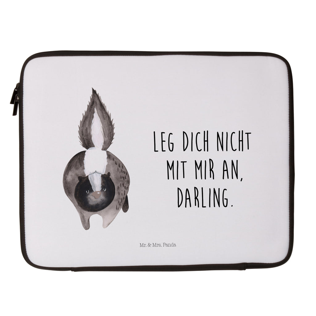 20 x 28 Notebook Tasche  Stinktier Angriff Notebook Tasche, Laptop, Computertasche, Tasche, Stinktier, Skunk, Wildtier, Raubtier, Stinker, Stinki, wütend, Drohung