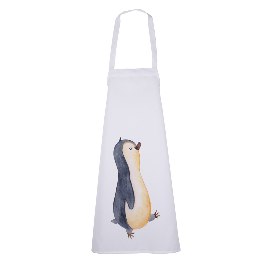 Kochschürze Pinguin marschierend Schürze, Backschürze, Küchenschürze, Grillschürze, Latzschürze, Pinguin, Pinguine, Frühaufsteher, Langschläfer, Bruder, Schwester, Familie