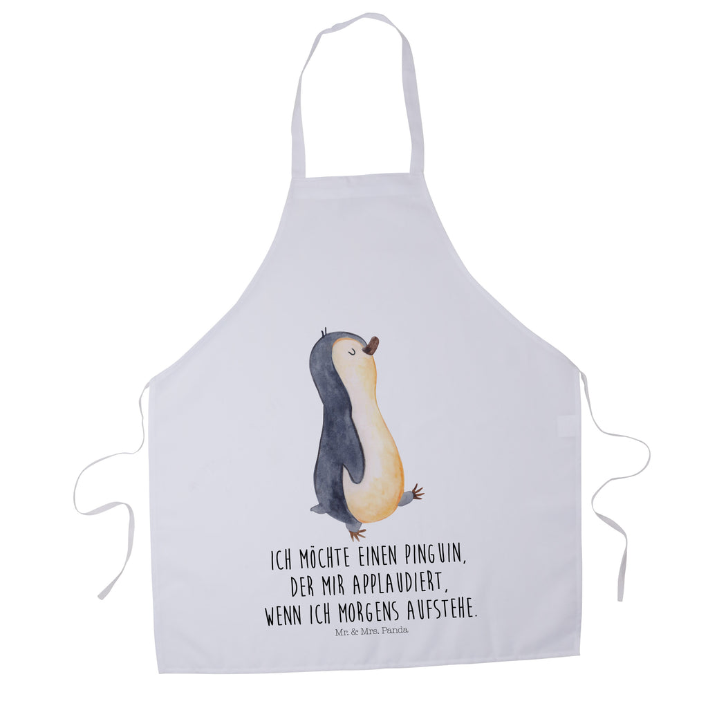 Kochschürze Pinguin marschierend Schürze, Backschürze, Küchenschürze, Grillschürze, Latzschürze, Pinguin, Pinguine, Frühaufsteher, Langschläfer, Bruder, Schwester, Familie