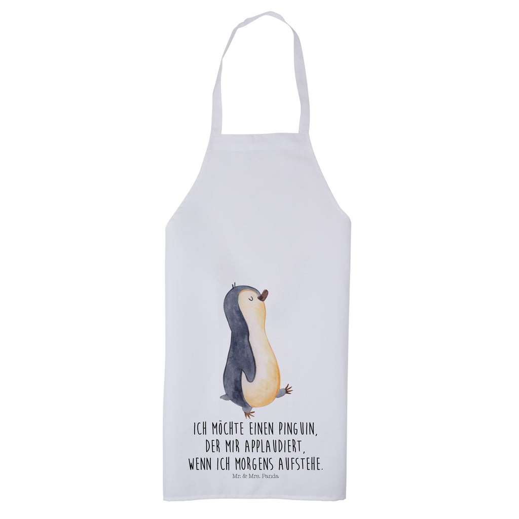 Kochschürze Pinguin marschierend Schürze, Backschürze, Küchenschürze, Grillschürze, Latzschürze, Pinguin, Pinguine, Frühaufsteher, Langschläfer, Bruder, Schwester, Familie