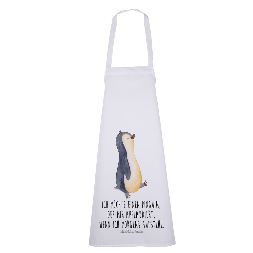 Kochschürze Pinguin marschierend Schürze, Backschürze, Küchenschürze, Grillschürze, Latzschürze, Pinguin, Pinguine, Frühaufsteher, Langschläfer, Bruder, Schwester, Familie