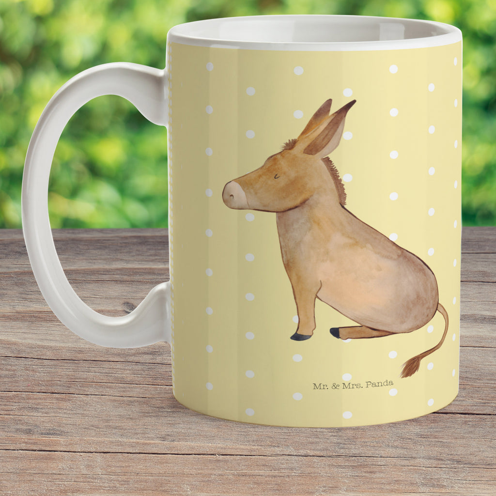 Kindertasse Esel Kunststoff Tasse, Kindergarten, Tasse, Trinkbecher, Camping Becher, Kaffeetasse, Kunststoffbecher, Kindergartenbecher, Outdoorgeschirr, Kunststoffgeschirr, Reisebecher, Reisetasse, Kinderbecher, Tiermotive, Gute Laune, lustige Sprüche, Tiere, Esel, Weisheit, Lebensmut, Lebensglück, Ziel, Lebensziel, Mut, erfolg, tapferkeit, positive gedanken, zuversicht