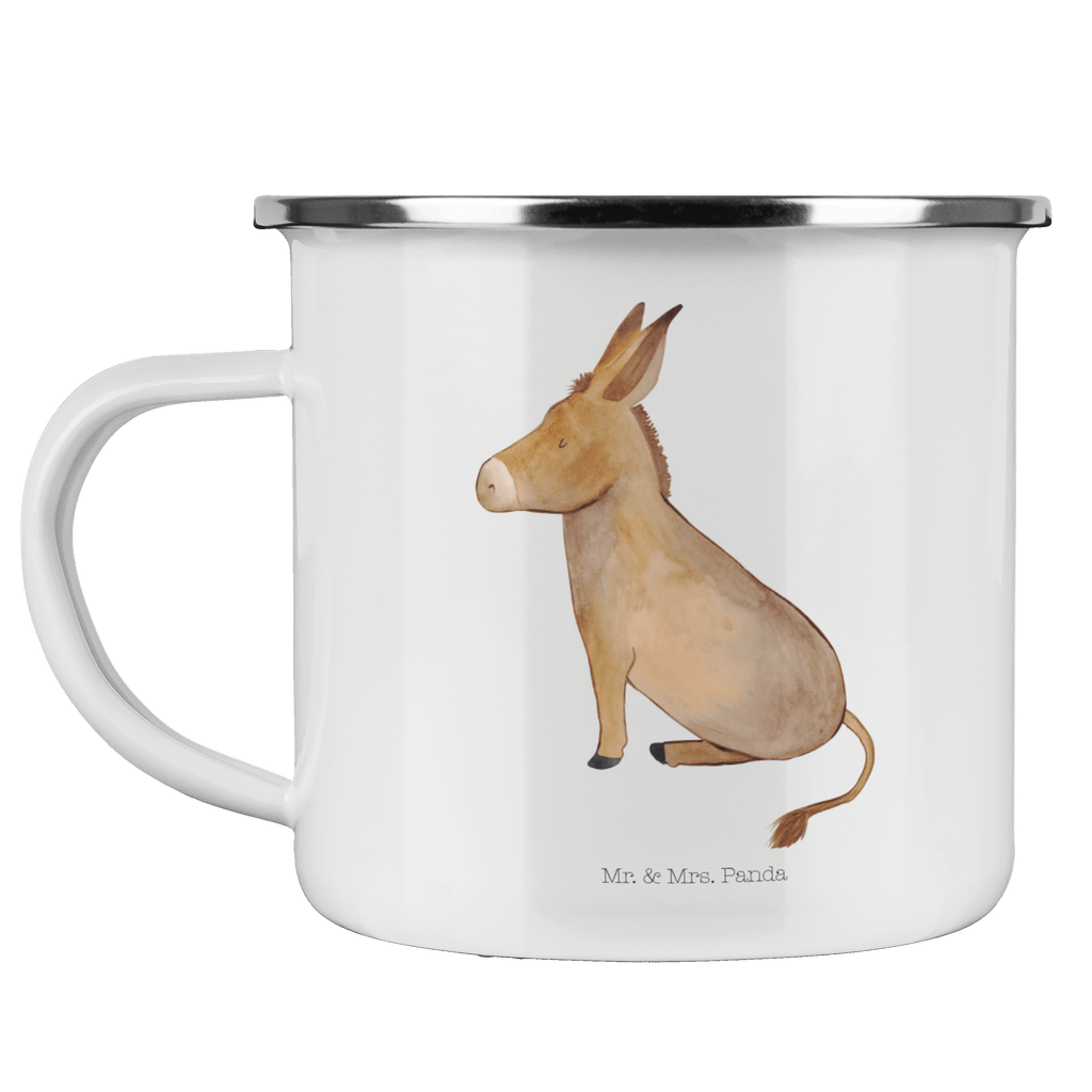 Camping Emaille Tasse Esel Campingtasse, Trinkbecher, Metalltasse, Outdoor Tasse, Emaille Trinkbecher, Blechtasse Outdoor, Emaille Campingbecher, Edelstahl Trinkbecher, Metalltasse für Camping, Kaffee Blechtasse, Camping Tasse Metall, Tiermotive, Gute Laune, lustige Sprüche, Tiere, Esel, Weisheit, Lebensmut, Lebensglück, Ziel, Lebensziel, Mut, erfolg, tapferkeit, positive gedanken, zuversicht