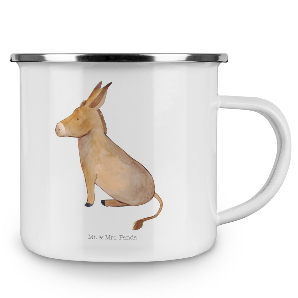 Camping Emaille Tasse Esel Campingtasse, Trinkbecher, Metalltasse, Outdoor Tasse, Emaille Trinkbecher, Blechtasse Outdoor, Emaille Campingbecher, Edelstahl Trinkbecher, Metalltasse für Camping, Kaffee Blechtasse, Camping Tasse Metall, Tiermotive, Gute Laune, lustige Sprüche, Tiere, Esel, Weisheit, Lebensmut, Lebensglück, Ziel, Lebensziel, Mut, erfolg, tapferkeit, positive gedanken, zuversicht