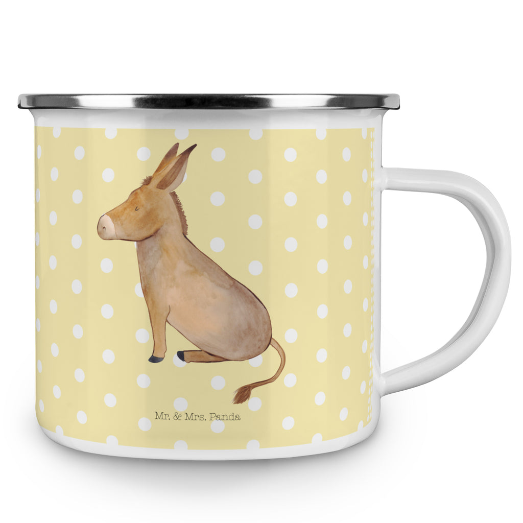 Camping Emaille Tasse Esel Campingtasse, Trinkbecher, Metalltasse, Outdoor Tasse, Emaille Trinkbecher, Blechtasse Outdoor, Emaille Campingbecher, Edelstahl Trinkbecher, Metalltasse für Camping, Kaffee Blechtasse, Camping Tasse Metall, Tiermotive, Gute Laune, lustige Sprüche, Tiere, Esel, Weisheit, Lebensmut, Lebensglück, Ziel, Lebensziel, Mut, erfolg, tapferkeit, positive gedanken, zuversicht