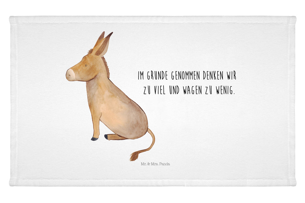 Gäste Handtuch Esel Gästetuch, Reisehandtuch, Sport Handtuch, Frottier, Kinder Handtuch, Tiermotive, Gute Laune, lustige Sprüche, Tiere, Esel, Weisheit, Lebensmut, Lebensglück, Ziel, Lebensziel, Mut, erfolg, tapferkeit, positive gedanken, zuversicht