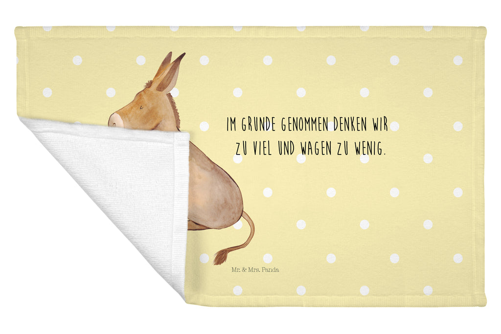 Gäste Handtuch Esel Gästetuch, Reisehandtuch, Sport Handtuch, Frottier, Kinder Handtuch, Tiermotive, Gute Laune, lustige Sprüche, Tiere, Esel, Weisheit, Lebensmut, Lebensglück, Ziel, Lebensziel, Mut, erfolg, tapferkeit, positive gedanken, zuversicht