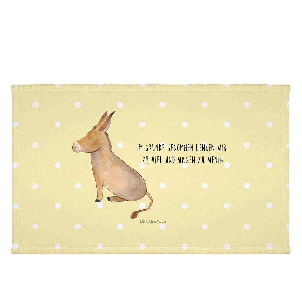 Gäste Handtuch Esel Gästetuch, Reisehandtuch, Sport Handtuch, Frottier, Kinder Handtuch, Tiermotive, Gute Laune, lustige Sprüche, Tiere, Esel, Weisheit, Lebensmut, Lebensglück, Ziel, Lebensziel, Mut, erfolg, tapferkeit, positive gedanken, zuversicht