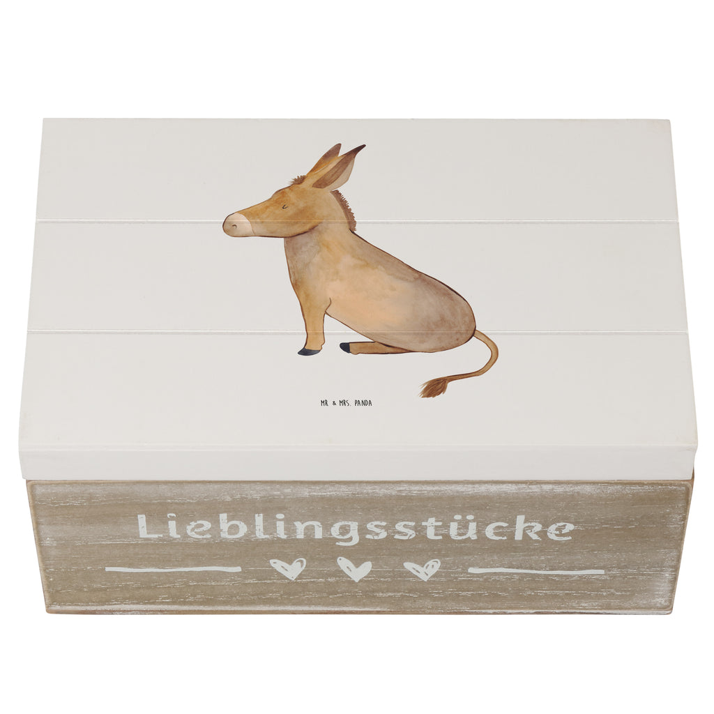 Holzkiste Esel Holzkiste, Kiste, Schatzkiste, Truhe, Schatulle, XXL, Erinnerungsbox, Erinnerungskiste, Dekokiste, Aufbewahrungsbox, Tiermotive, Gute Laune, lustige Sprüche, Tiere, Esel, Weisheit, Lebensmut, Lebensglück, Ziel, Lebensziel, Mut, erfolg, tapferkeit, positive gedanken, zuversicht