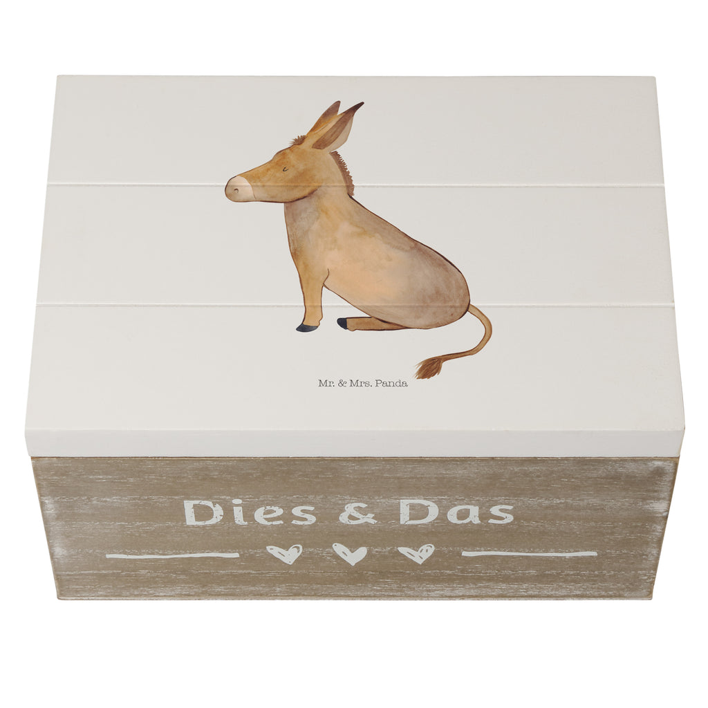 Holzkiste Esel Holzkiste, Kiste, Schatzkiste, Truhe, Schatulle, XXL, Erinnerungsbox, Erinnerungskiste, Dekokiste, Aufbewahrungsbox, Tiermotive, Gute Laune, lustige Sprüche, Tiere, Esel, Weisheit, Lebensmut, Lebensglück, Ziel, Lebensziel, Mut, erfolg, tapferkeit, positive gedanken, zuversicht