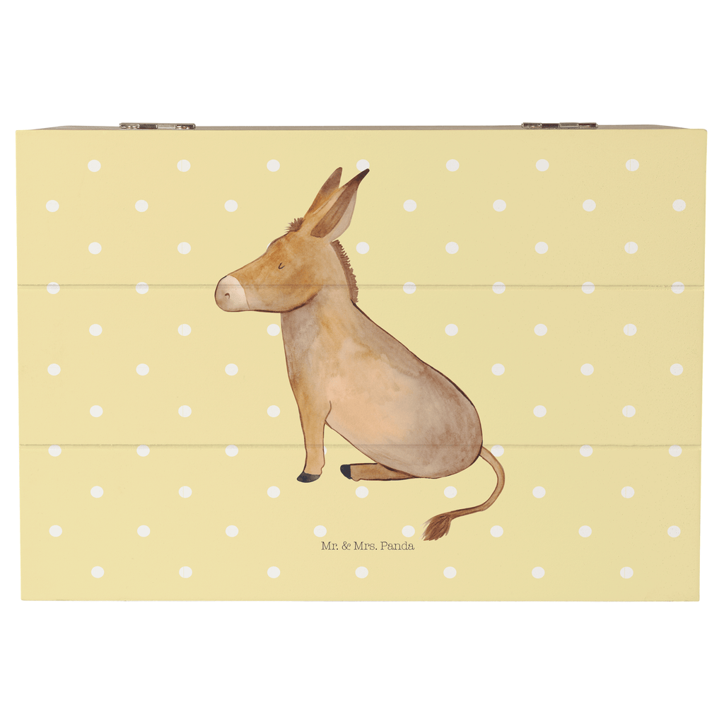 Holzkiste Esel Holzkiste, Kiste, Schatzkiste, Truhe, Schatulle, XXL, Erinnerungsbox, Erinnerungskiste, Dekokiste, Aufbewahrungsbox, Tiermotive, Gute Laune, lustige Sprüche, Tiere, Esel, Weisheit, Lebensmut, Lebensglück, Ziel, Lebensziel, Mut, erfolg, tapferkeit, positive gedanken, zuversicht