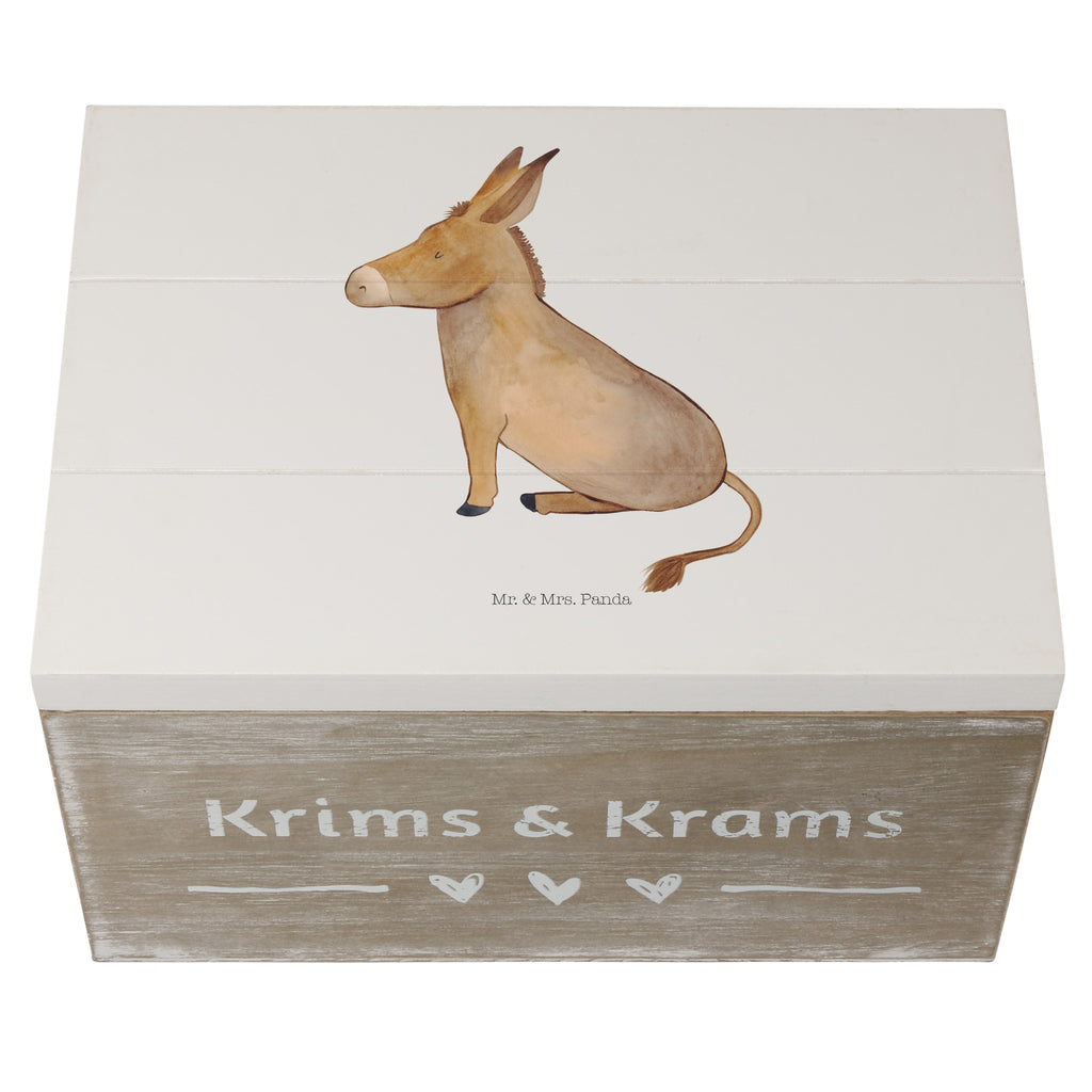 Holzkiste Esel Holzkiste, Kiste, Schatzkiste, Truhe, Schatulle, XXL, Erinnerungsbox, Erinnerungskiste, Dekokiste, Aufbewahrungsbox, Tiermotive, Gute Laune, lustige Sprüche, Tiere, Esel, Weisheit, Lebensmut, Lebensglück, Ziel, Lebensziel, Mut, erfolg, tapferkeit, positive gedanken, zuversicht