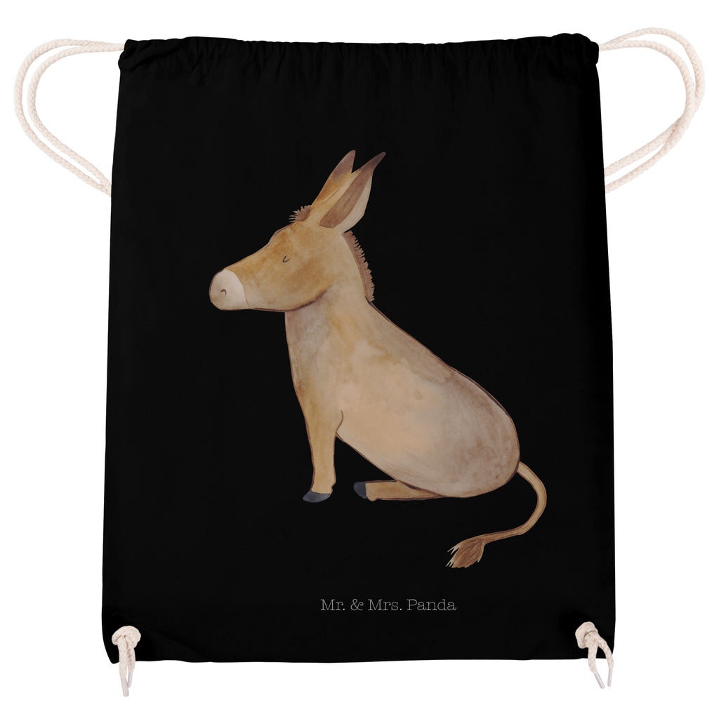 Sportbeutel Esel Turnbeutel, Beutel, Sporttasche, Tasche, Stoffbeutel, Tiermotive, Gute Laune, lustige Sprüche, Tiere, Esel, Weisheit, Lebensmut, Lebensglück, Ziel, Lebensziel, Mut, erfolg, tapferkeit, positive gedanken, zuversicht