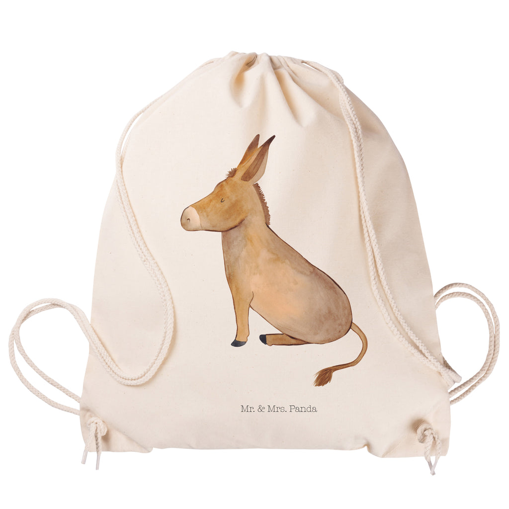 Sportbeutel Esel Turnbeutel, Beutel, Sporttasche, Tasche, Stoffbeutel, Tiermotive, Gute Laune, lustige Sprüche, Tiere, Esel, Weisheit, Lebensmut, Lebensglück, Ziel, Lebensziel, Mut, erfolg, tapferkeit, positive gedanken, zuversicht